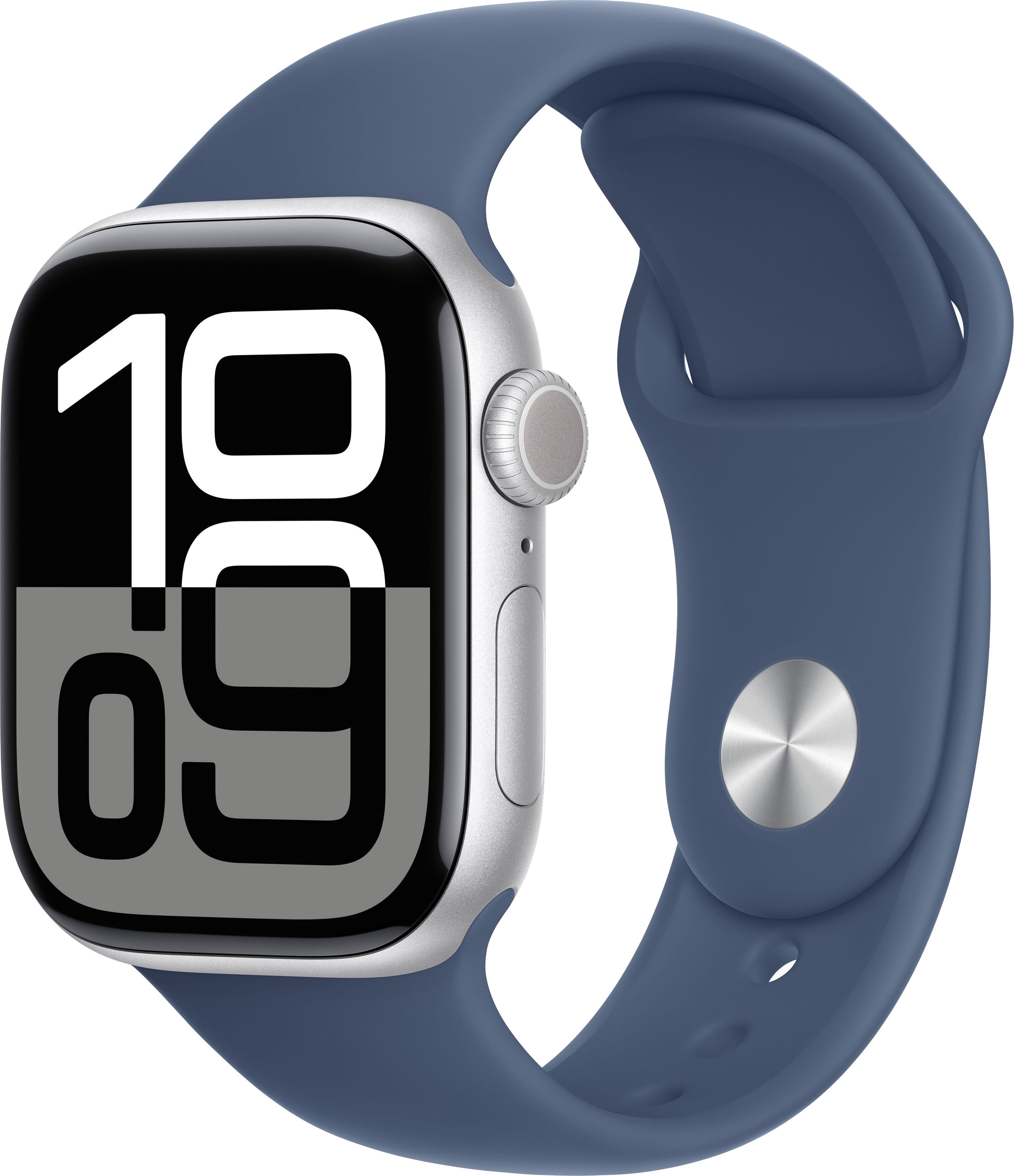Умные часы Apple Watch Series 10, 42mm Silver Sport Band (серебристый)