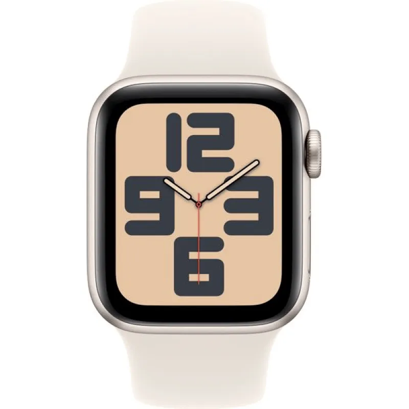 Умные часы Apple Watch SE 40 mm (2024) Sport Band Starlight (серебристый)