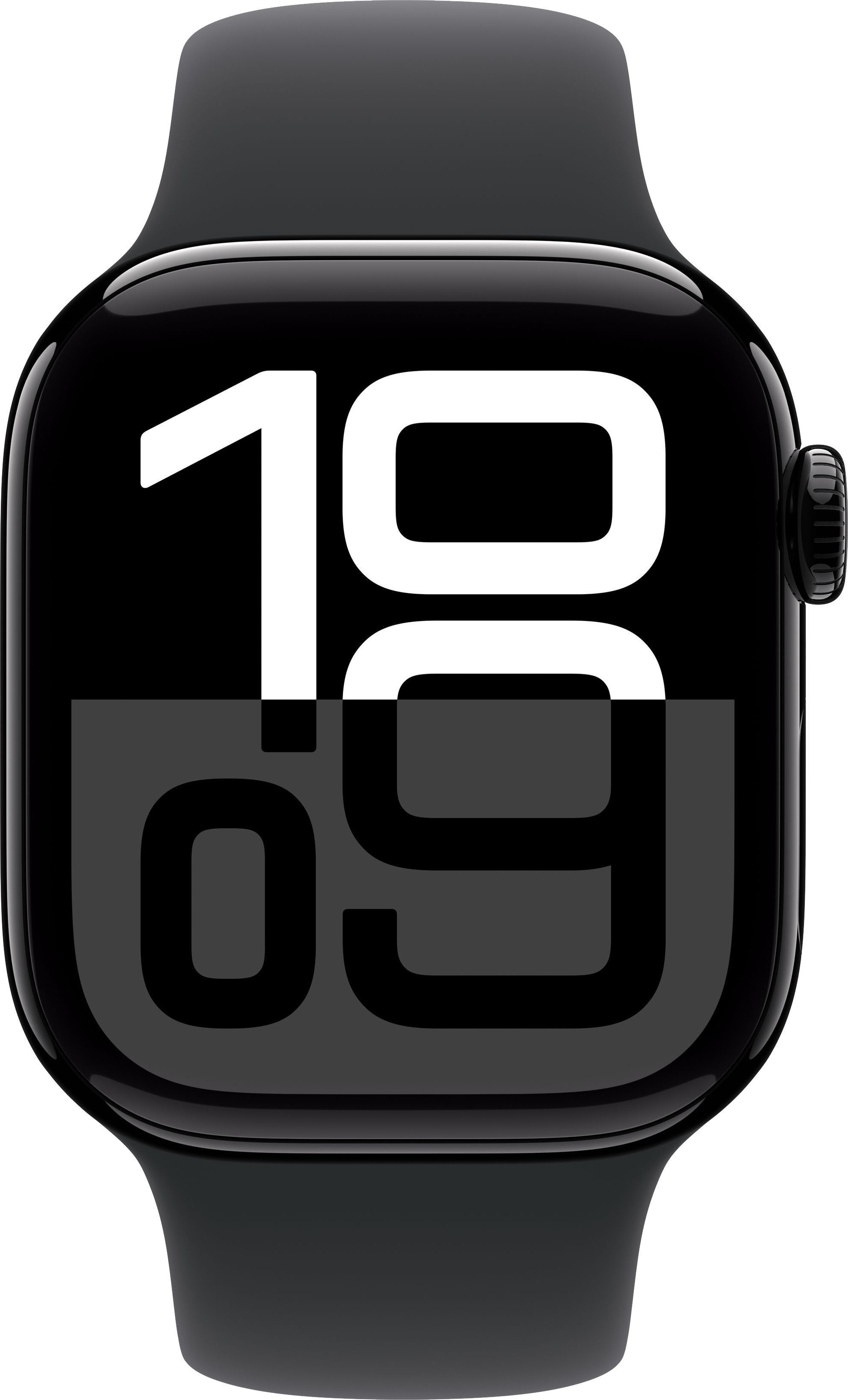 Умные часы Apple Watch Series 10, 42 мм  Sport Band , алюминий цвета «чёрный оникс»