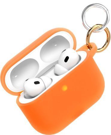 Защитный чехол с карабином VLP Charm Case для AirPods Pro 3, оранжевый