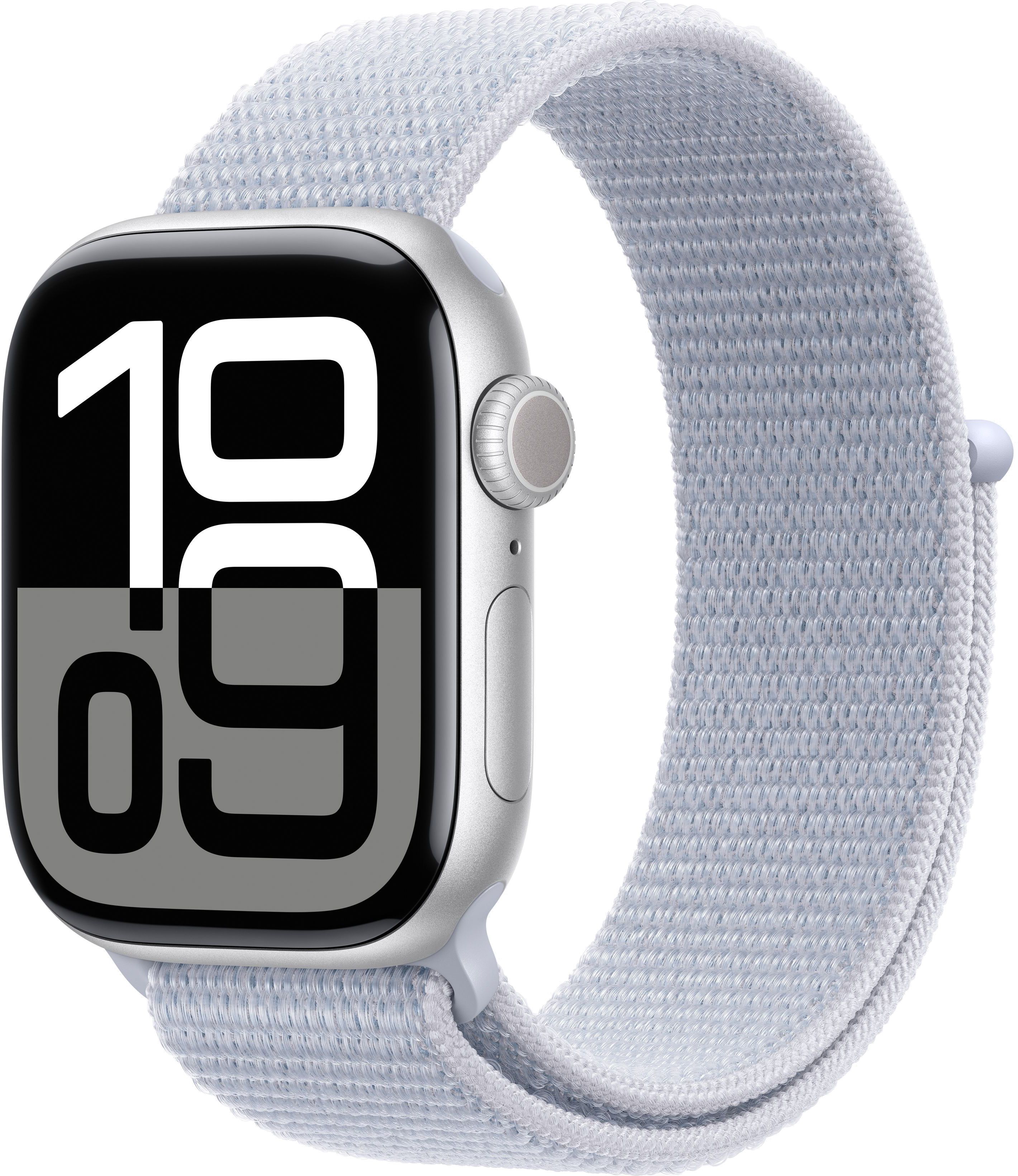 Умные часы Apple Watch Series 10 46mm Silver Sport Loop (серебристый)