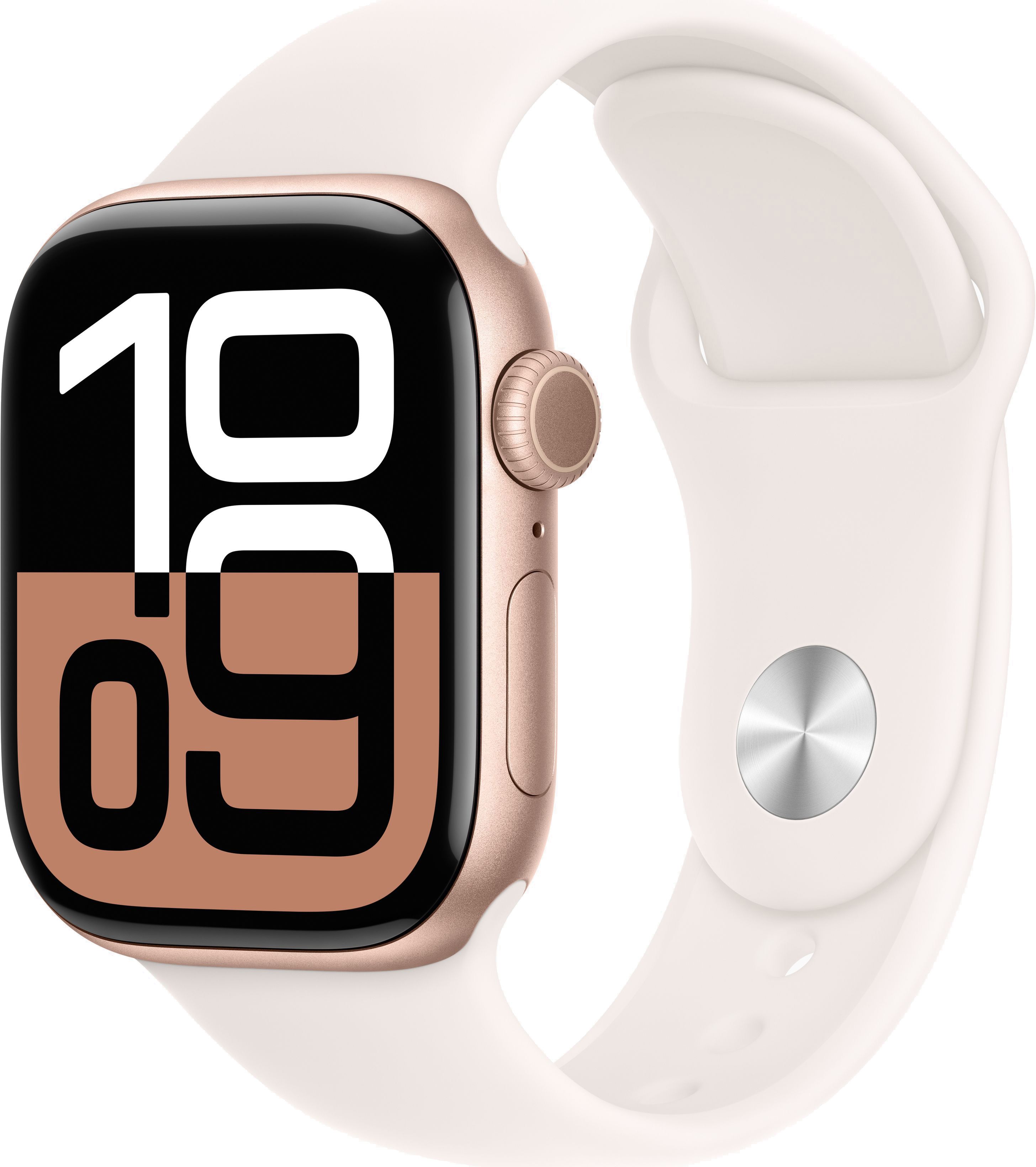 Умные часы Apple Watch Series 10, 42mm Rose Gold Sport Band (розовое золото)