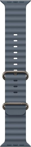 Apple Watch Ultra 3 (2025) 49mm Natural Titanium Case with Anchor Blue Ocean Band