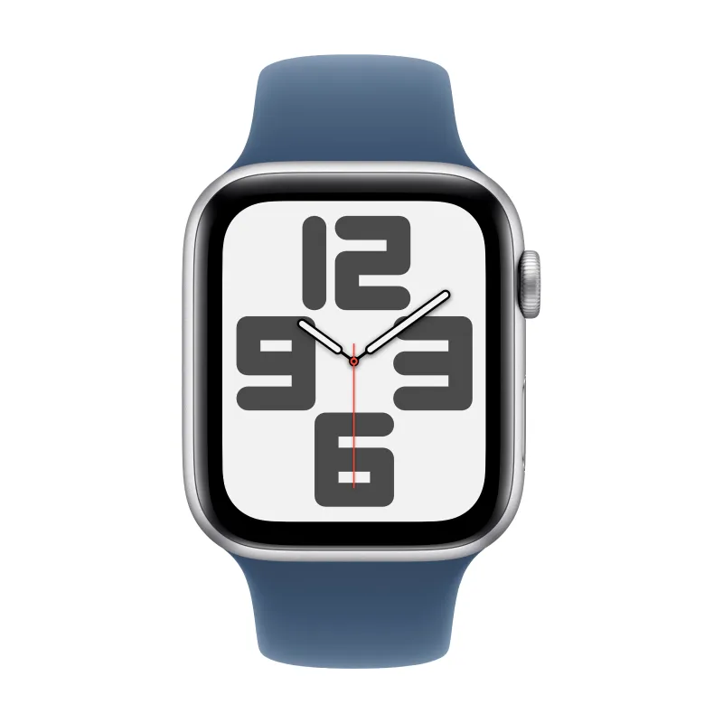 AW SE 2024 44mm Silver Sport Band