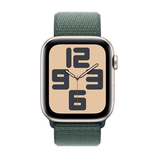 Умные часы Apple Watch SE 44mm (2024) Sport Loop Starlight(серебристый)