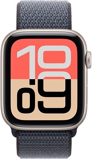 Умные часы Apple Watch SE 3 44mm (2025) Starlight Aluminum Case with Sport Loop Anchor Blue(синий)
