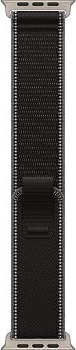 Apple Watch Ultra 3 (2025) 49mm Natural Titanium Case with Black/Charcoal Trail Loop (S/M)