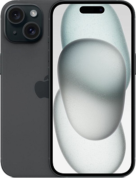 Смартфон iPhone 15 128Gb Black (Чёрный)
